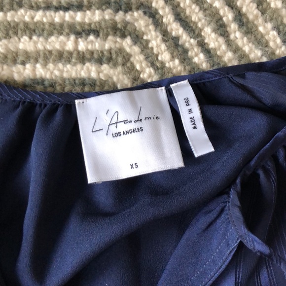 L’Acadamie blue stripe blouse - Picture 3 of 9